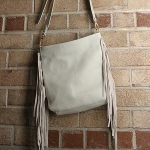 Expressions NYC Shoulder Bag Purse Fringe Boho